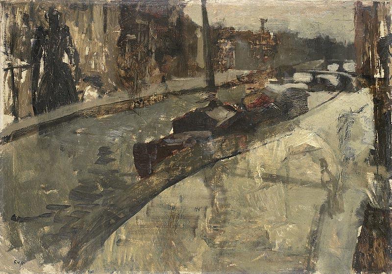 George Hendrik Breitner The Prinsengracht at the Lauriergracht, Amsterdam Germany oil painting art
